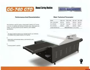 Royo Machinery RUV-GG740