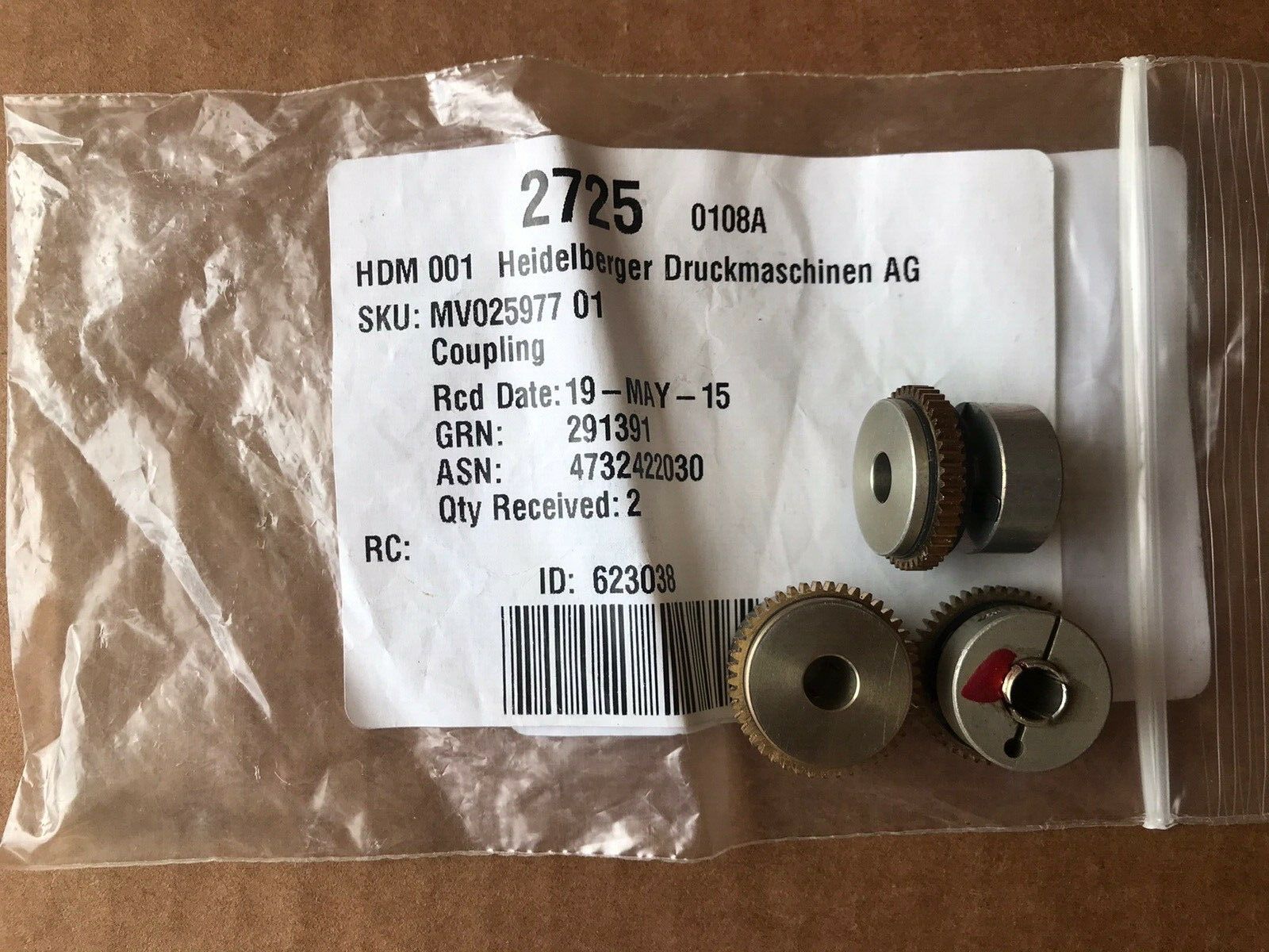 Heidelberg Speedmaster SM 102 - Mechanical Part Part