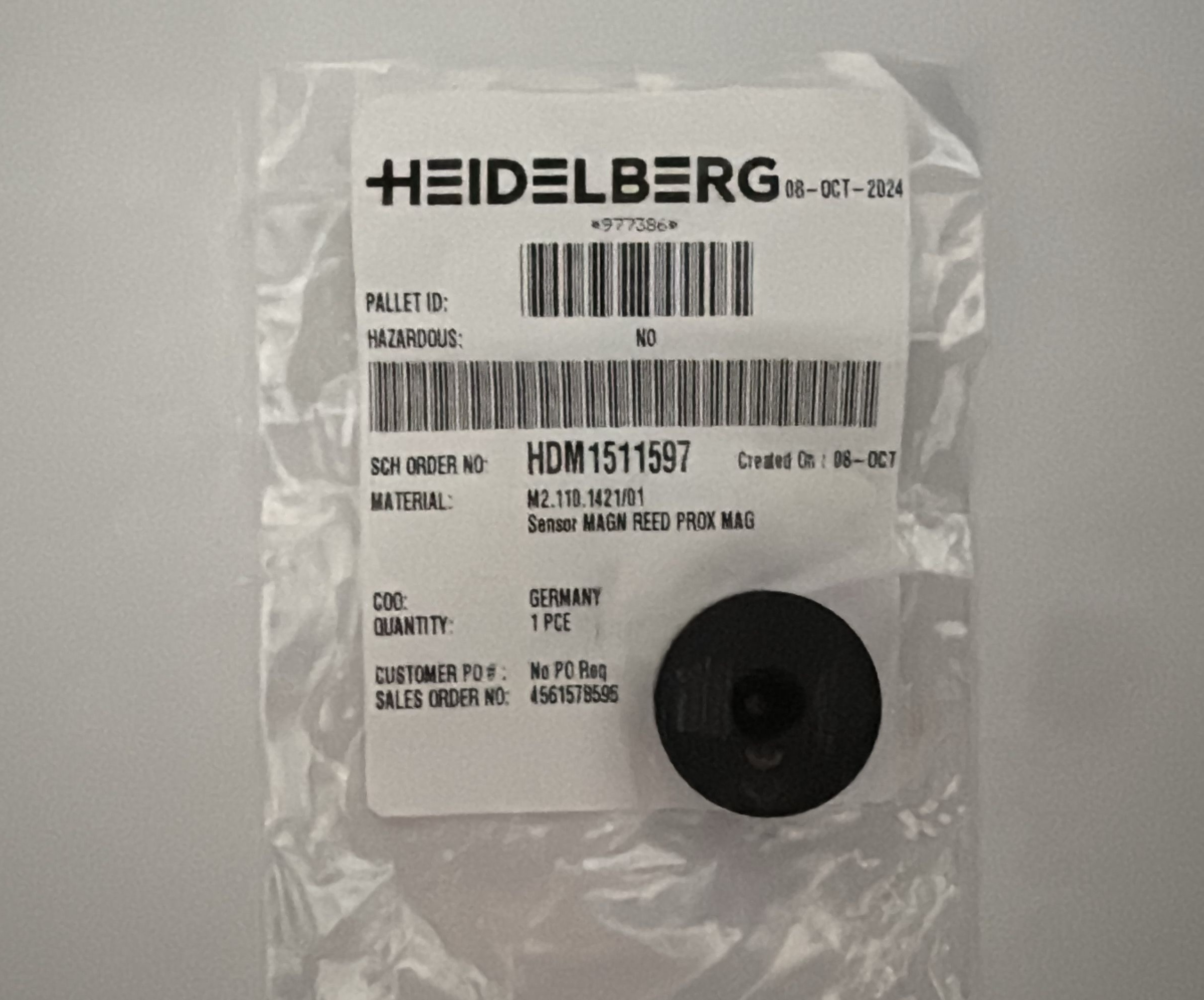 Heidelberg Speedmaster SM 74 - Sensor Part