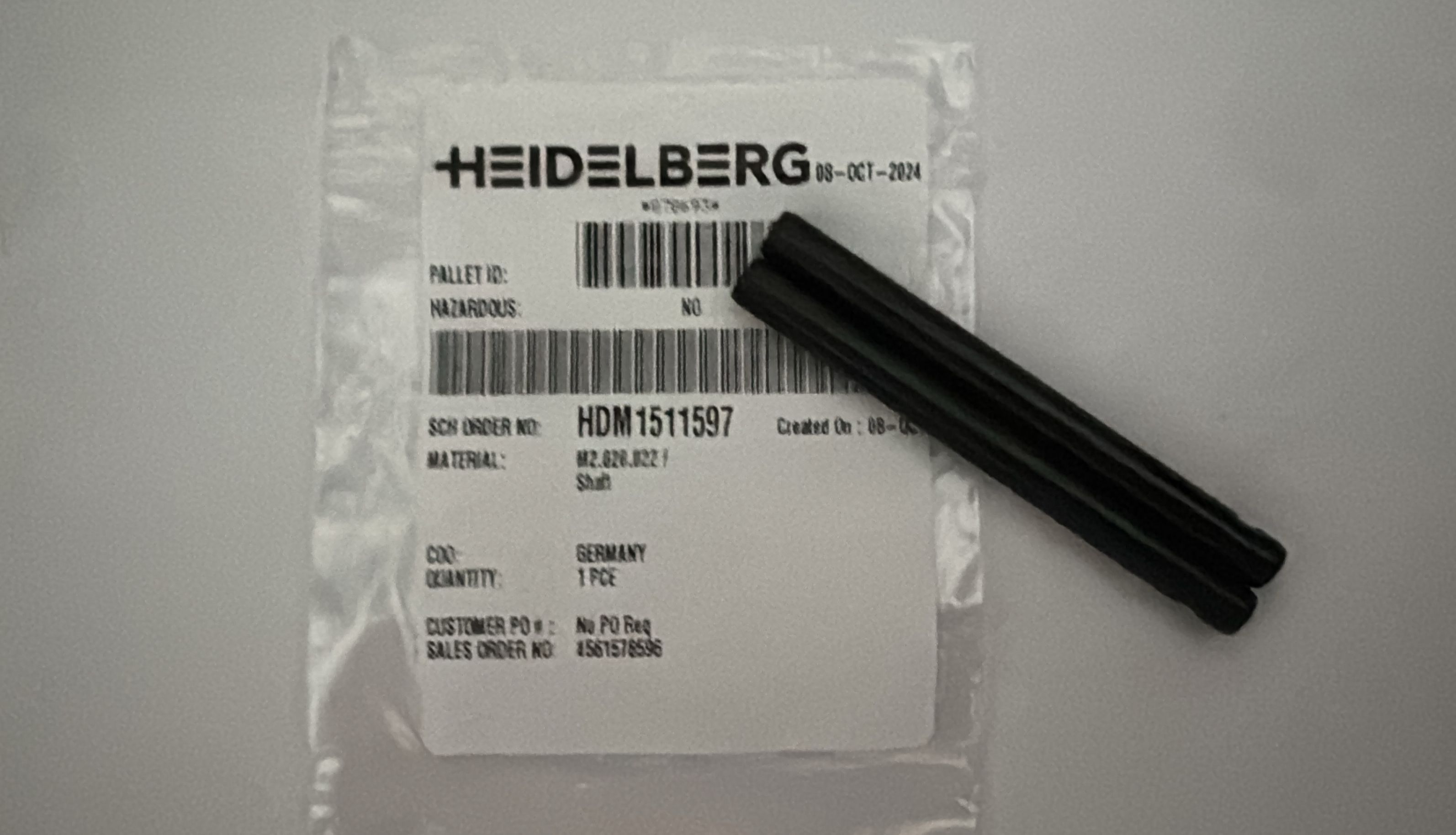 Heidelberg Speedmaster SM 74 - Mechanical Part Part