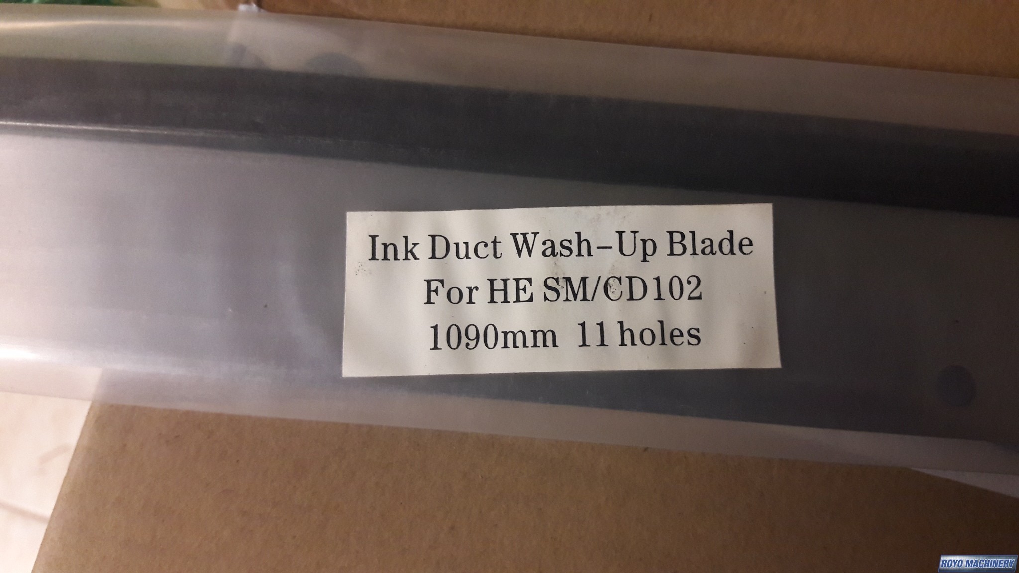 Heidelberg Speedmaster SM 102 - Wash-up Blade Part