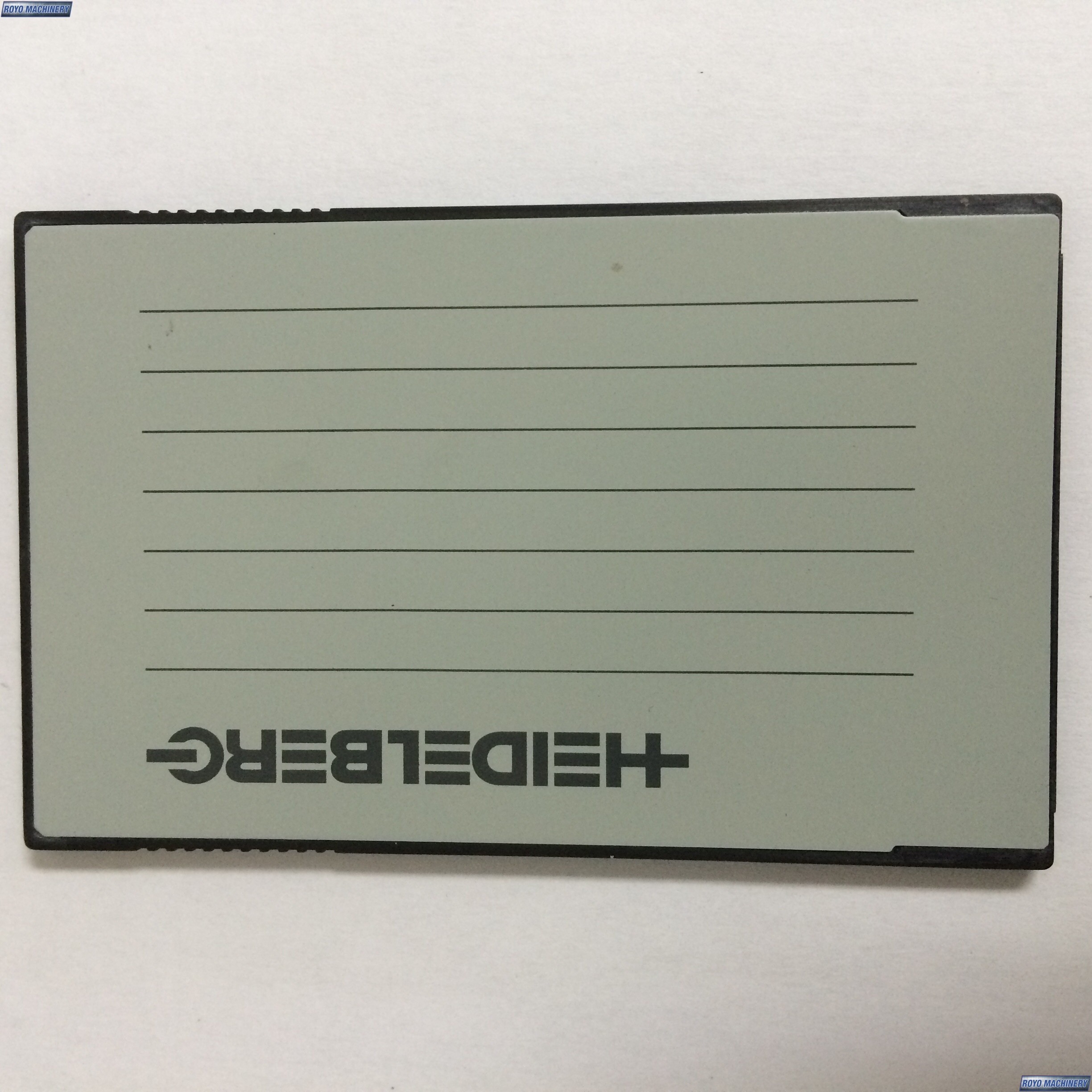 Heidelberg Speedmaster SM 102 - Buttons Part